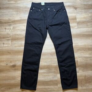 Levis 511 Jeans Men 31x32 Black Slim Straight Stretch Dark Wash Denim Casual NEW